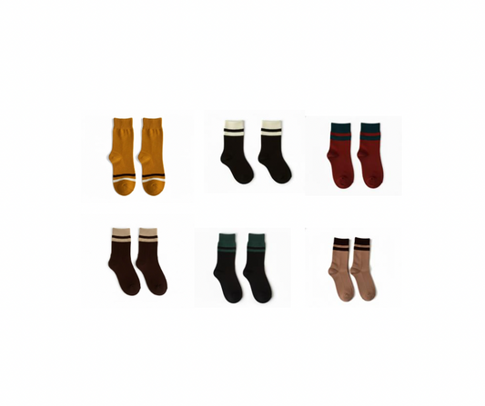 6 Set of Calf Socks