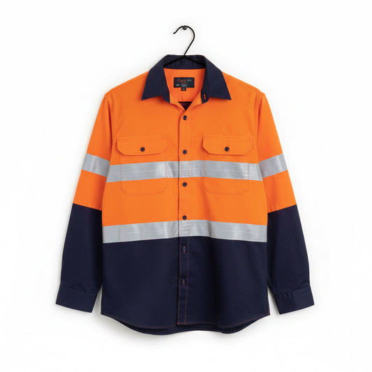 Vented Reflective Mining Shirt